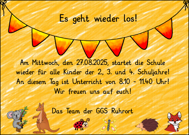Schulstart